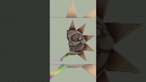 Sunrise Pixel Art in Among Us #shorts