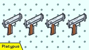 Among Us but it's A B C D E F Gun! #Shorts