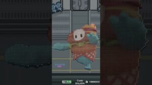 Fall Guys Pixel Art in Among Us #shorts