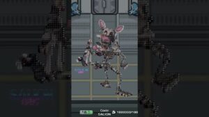 Mangle FNAF Pixel Art in Among Us #shorts