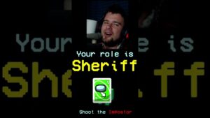 WALE GO na JOLO jako SHERIFF w AMONG US #SHORTS