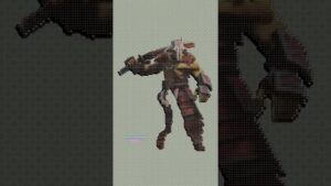Juggernaut Dota 2 Pixel Art in Among Us #shorts