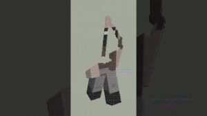 Notch Minecraft in Among Us Pixel Art #shorts