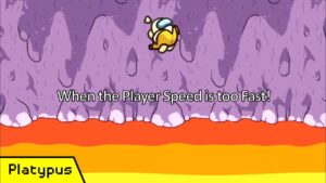 When the Player Speed is too Fast in Among Us! #Shorts