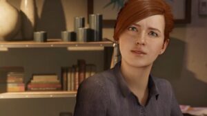 when there are gustes so your mom has to be polite with  you for being slobby - marvel's spiderman