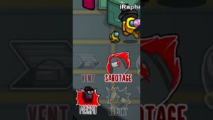 IMPOSTOR pe AMONG US, dar se întâmpla asta... #shorts