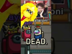 She made him cry in Among Us… 😭