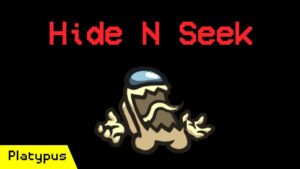 When you spawn with the Impostor in Hide n Seek mode in Among Us! (Oh No!) #Shorts