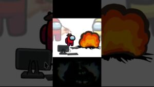 Mini Crewmate Kill Impostor | Among Us #shorts #shortsfeed  #amongus #trollface #funny