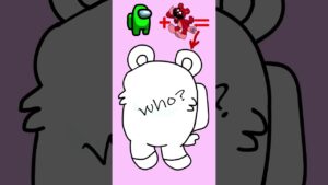 Among Us+BearHug =? |Smiling Critters|Poppy Playtime #poppyplaytim #amongus #smilling #ytshorts