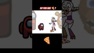 Anyone Order Pizza? #shorts #amongus #chica