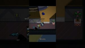 "I'm still spamming it" #AmongUs #funnymoments #EpilepsyWarning