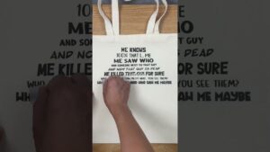 Me Saw Who #totebag #h2odelirious #amongus